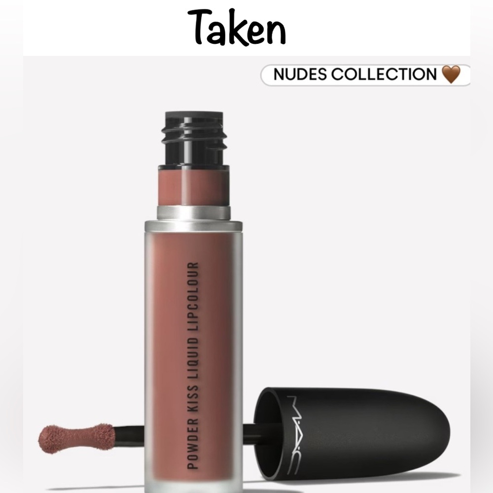 LAST 💋 TAKEN a MAC POWDERKISS LIQUID LIPSTICK. ** NEW IN THE BOX.